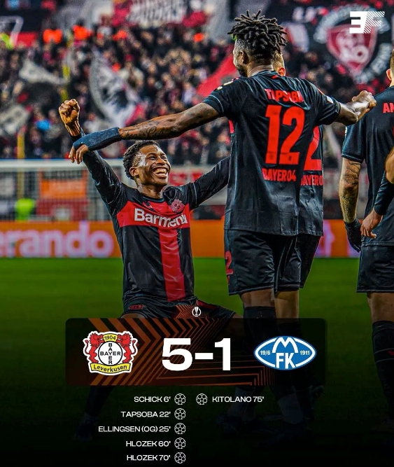 勒沃庫森全勝晉級(jí)！歐聯(lián)杯16強(qiáng)門票已拿下